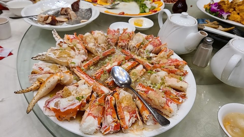 清蒸皇帝蟹腳